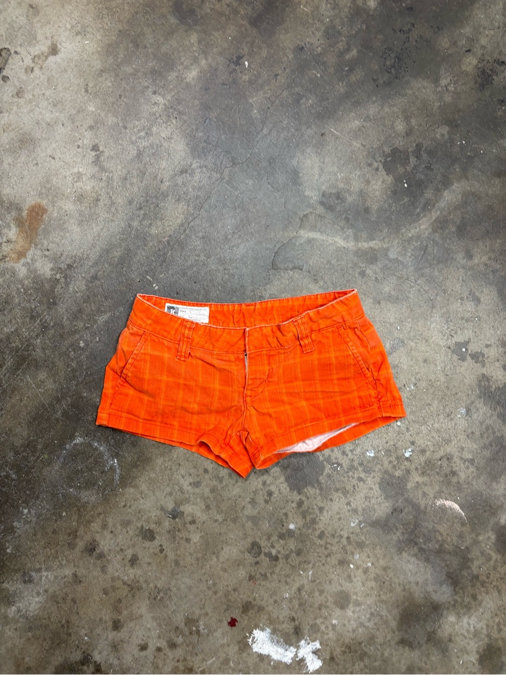 Hurley Bright Orange High-Waist Women’s Shorts